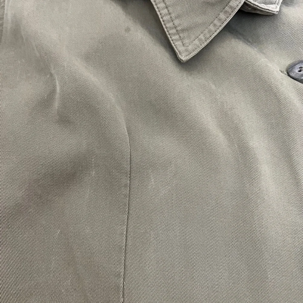 LL Bean Womens Utility Field Chore Barn Jacket Olive Green Y2K Unlined Size‎ 22W - Picture 9 of 9